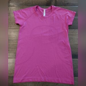 LULULEMON Women's EUC short-sleeve Swiftly Tech Pink Top - 8